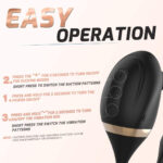 Come Closer 2 In I Remote Egg | Suction | Black | USB