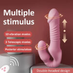 Pale Pink Strapless | Telescopic G-Spot | Vibrator | USB