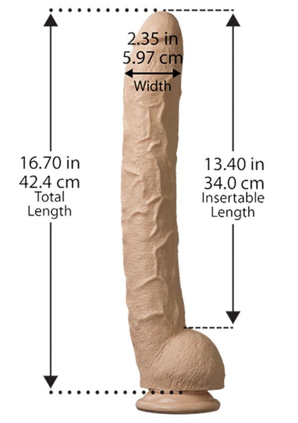 Doc Johnson Classic Dick Rambone Cock Flesh 17" | Buy Sex Toys Online