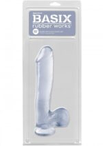 Basix Rubber Works 10" Dong With Suction Cup | Clear - https://www.mysexshop.co.za/