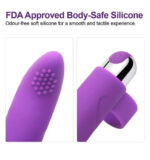 Come Closer Finger G Spot Vibe | Silicone Purple | USB | 10 modes