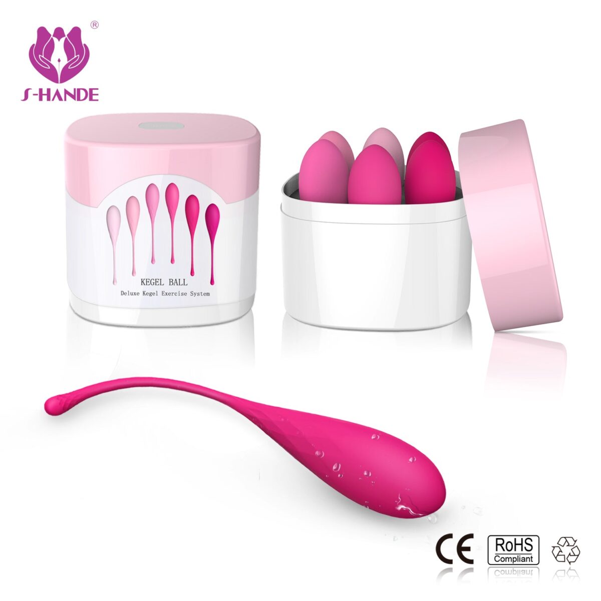 Deluxe Kegel Exercise System | Kegel Ball 6 Set | Silicone