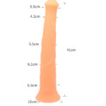 FKKA Horse Dildo | 17" Premium Grade | Skin | Suction Cup