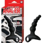 Anal-Ese Butt Plug | Vibrating | Black | 10 Function | USB | Small