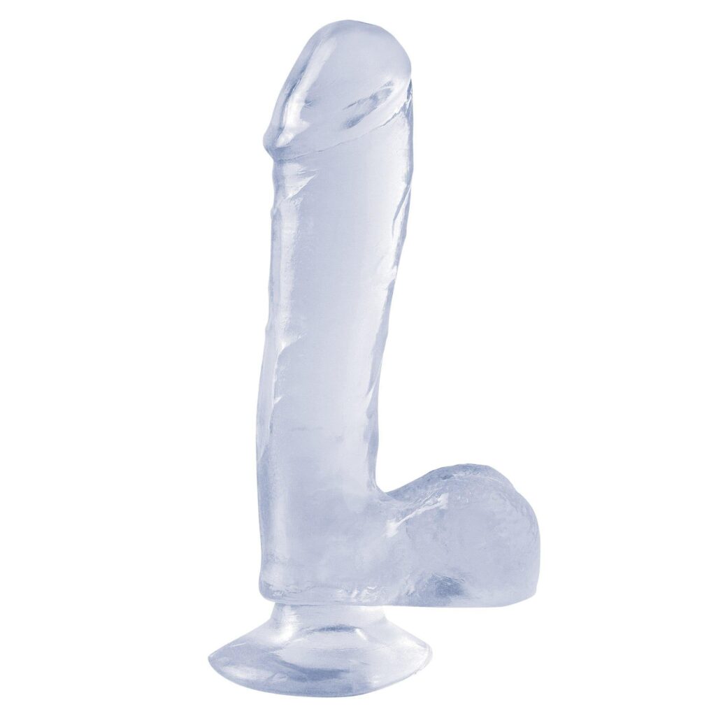 Basix Rubber Works 7.5" with suction cup | Clear - https://www.mysexshop.co.za/