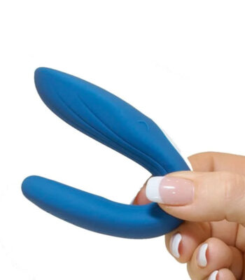 Satisfyer Partner Whale | Silicone Couples Vibe | Blue