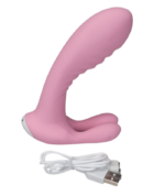 New York Heat Up Bunny 2 In One | Dual Motors | G Plus Vibrator | Curvy Clitoral Stimulator