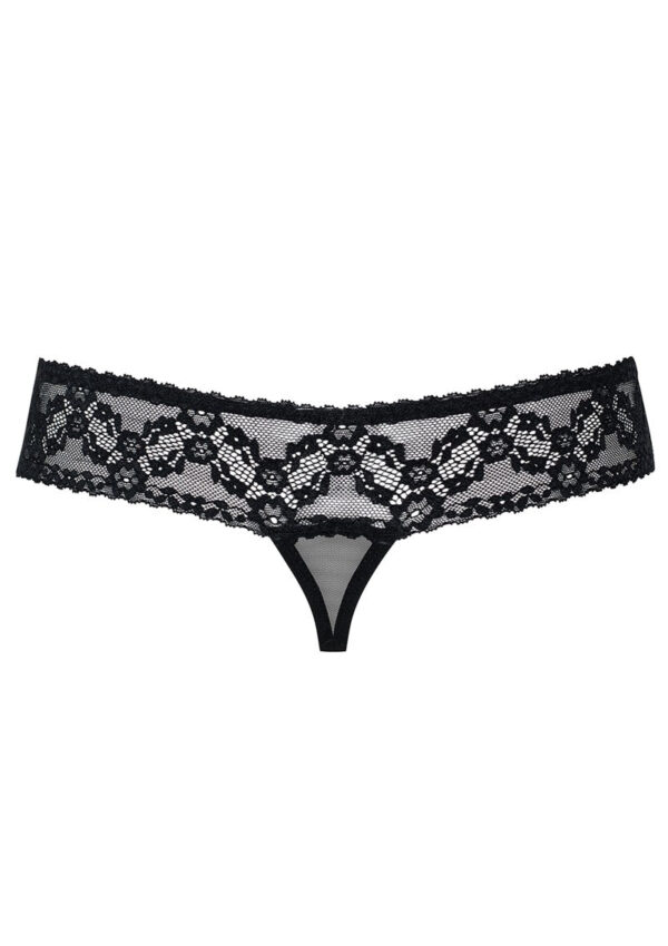 Obsessive 837 Spicy Crotchless Thong | Lace l Thong l Crouch less