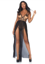 Leg Avenue | Cage Maxi Dress and G-string