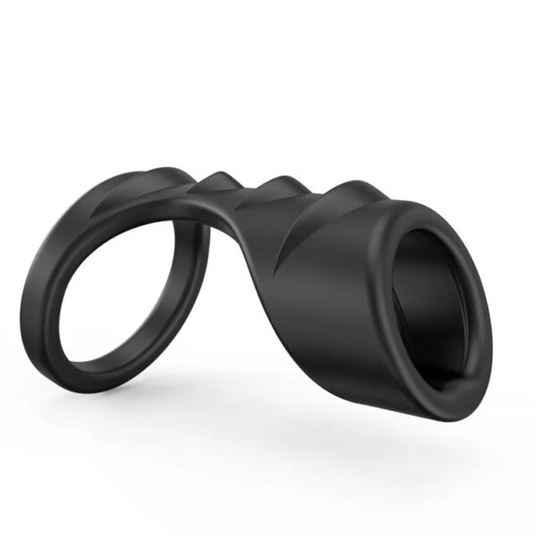 Liquid Silicone Cock Ring | Black | Waterproof