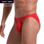 Karen Space Cotton Spandex Jockstrap | Stretch | Red | Airy Comfort