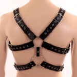 4 Strap Bondage Stud Harness | Adjustable | High Quality PU Leather | …