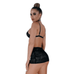 Elawin Lingerie | Open Back Bra Mini Dress