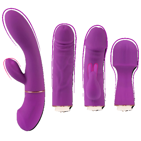 Come Closer Deluxe 4 in 1 Vibrator Set | Wand | Rabbit | G-spot | Clit…