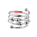 Come Closer Multi Spring Set | 5 Cock Rings | Adjustable | Chrome