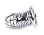 Come Closer Silver Chastity Cock Cage | Steel | Fetish