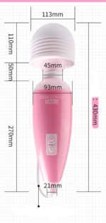 DMA Pink Mega Vand 43 cm | Giga Clit Massager
