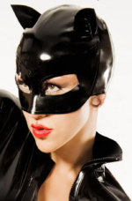 Katty Mask | Black Patent | High Quality Material