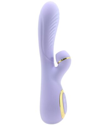 Vibes of New York | Ribbed Suction Massager Vibe | Lavender