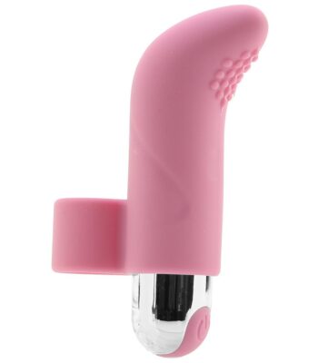Silicone Rechargeable Finger Vibe | Pink