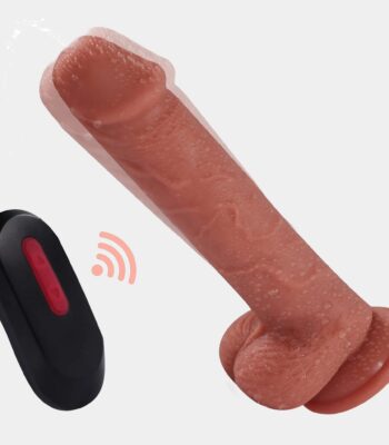 Tan Dildo |That Can Cum | 8.5 Inch| With Remote Control