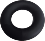 Come Closer Silicone Cock Ring | Black | Stretchy