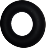 Come Closer Silicone Cock Ring | Black | Stretchy